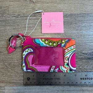 Vera Bradley Pink ID Zip Case
